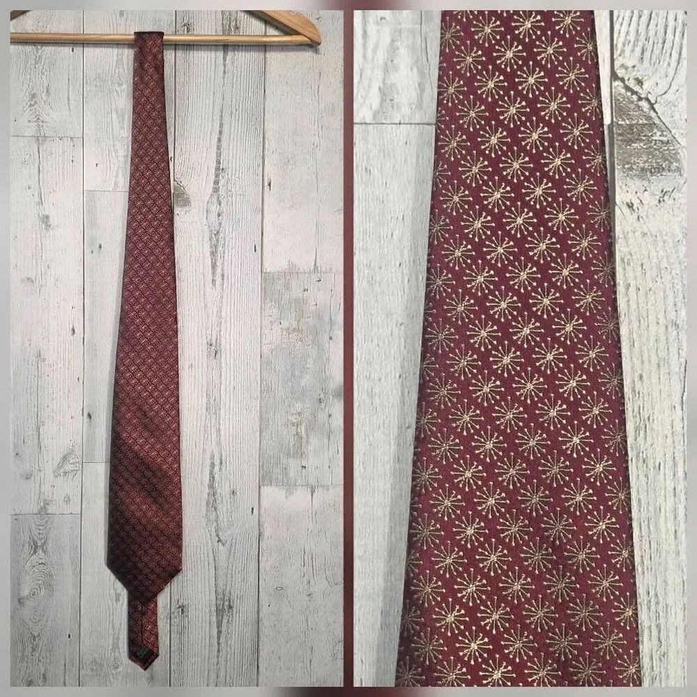 Metropolitan Opera Collectible Starburst Pattern Silk Tie